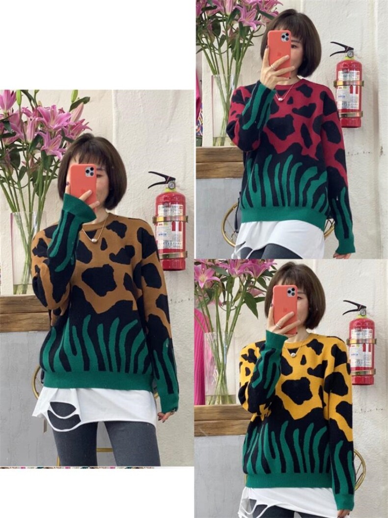 秋冬针织提花，女装，聖仕莲