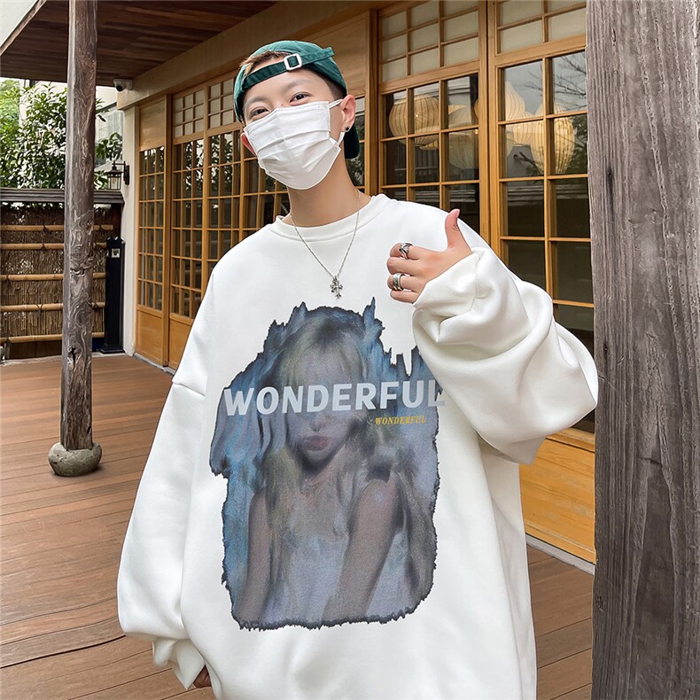 直播品质360克重磅美式卫衣H265特P28同步供应棉H265HM特P38,男装卫衣,电商A486