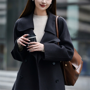 2024秋冬季新款外套女短款单排扣气质显高图片