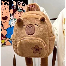沃州毛绒玩具 水豚双肩包星星包中国大陆