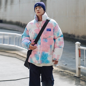 2024冬新款 日系外景 幻彩立领面包服棉衣外套男 MY002-P135控150图片