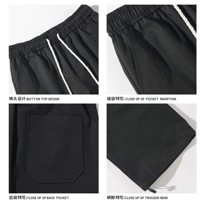 2025秋季新款白底大码美式弹力伞兵工装裤M-5XHK24767-特P40,男装休闲裤,电商A022