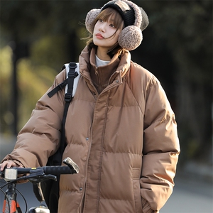 抖音冬季立领假两件光版保暖棉衣 二开大货 A406 MY8862 P85图片