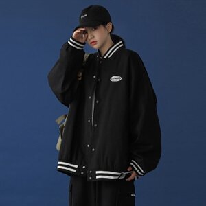 20年秋冬新款中性风棒球服外套 285g100%棉DS-B293-A772-P85控115图片