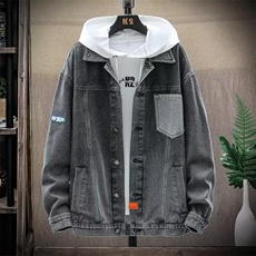 1506/QY80220/P44牛仔外套男生新款青少年夹克男装上衣休闲，男装工装外套，星座1506