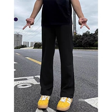 藏青休闲直筒裤运动裤日系男生垂感卫裤KZ578JR特35，男装休闲裤，星座417-3