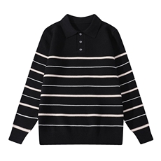 8760-P472025秋季时尚毛衣针织衫衬衫领男士长袖套头，男装针织衫/毛衣，电商A113