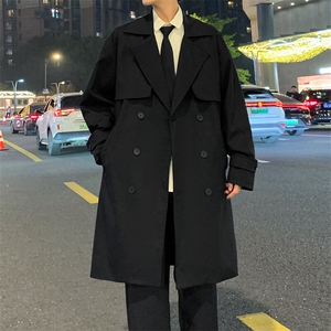 现货 中长款大衣男2025新款春季外套高级感英伦风衣F02525-P98图片