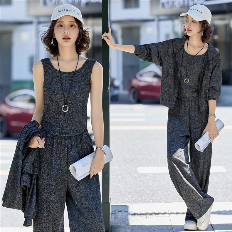 2888时尚休闲连帽三件套，女装套装/套裙，罗得堡