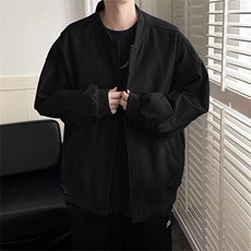 主推现货秋冬拼接皮衣夹克外套男A351-AP2516-P95，男装夹克，电商A351