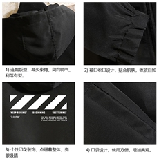 JK65128-P45连帽夹克男大码胖子棒球服上衣外套砖墙挂拍，男装夹克，电商A040A