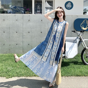 夏装 大量现货！度假风牛仔风两件套2C133-8960 P185 K258图片