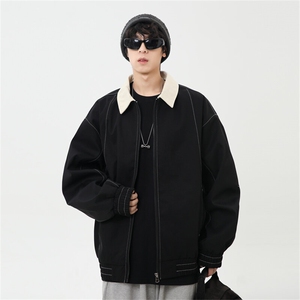 2025春休闲痞帅工装翻领夹克潮流外套得物二开XZ301b-2-JK2585P78图片
