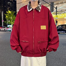 美式工装底特律夹克外套男女春秋季2024新款宽松休闲上衣3J21/P65，男装夹克，星座506