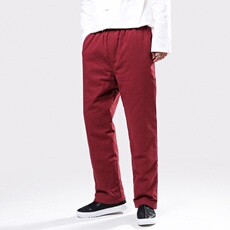 9064^冬季风男装亚麻加厚夹棉宽松大码裤松紧腰直筒棉裤长裤，男装棉裤，钱塘777(原3023)