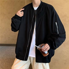 棒球服外套男秋季美式潮牌复古高级感男装宽松飞行员夹克J7374，男装夹克，星座1116A-1（原606A）