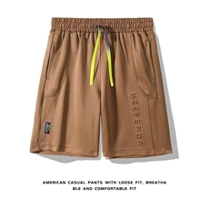 夏季运动休闲短裤男新款潮流时尚运动风学生宽松五分短裤A05/P34，男装休闲裤，星座506