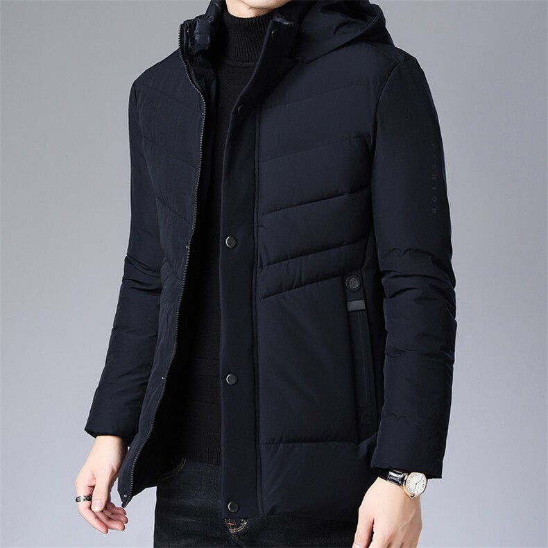 BJM1102钱塘2020-2中年男士冬季厚款连帽商务休闲简约棉衣P72,男装棉衣,钱塘207-2
