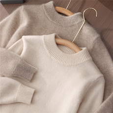 优质精选儿童纯色羊毛衫男童加厚套头针织女童羊绒毛衣打底衫，童装儿童羊毛衫，初丹羊绒童装