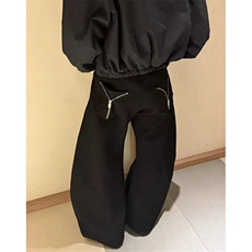 西装裤男女宽松显瘦休闲拖地裤潮流时尚常规阔脚裤KX024，男装牛仔裤，星座1116A（原606A-3）