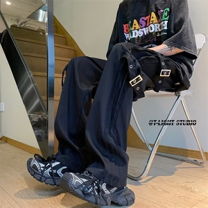 个性工装宽松休闲裤男  高街潮流长裤子 KK203/P44图片