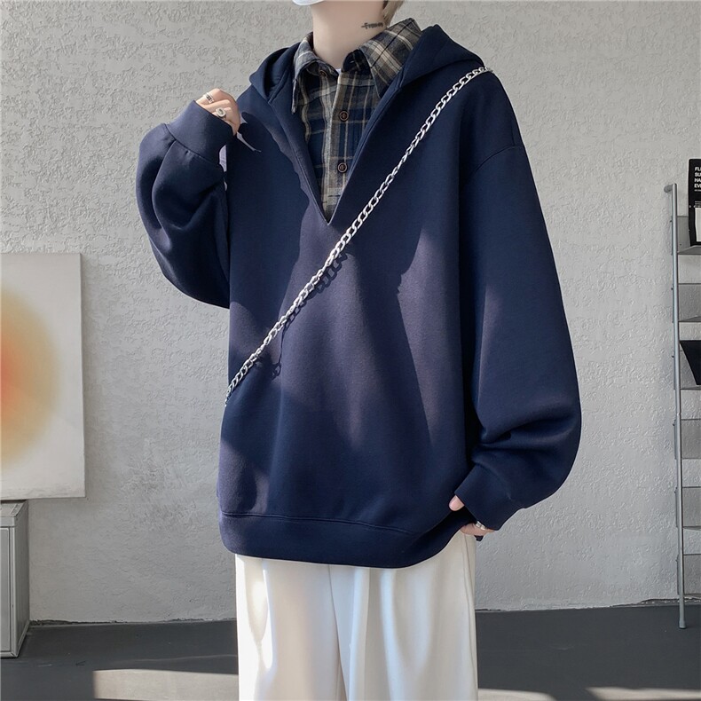 现货WY10178-特p58加绒P68重磅卫衣大码假俩件连帽衫美式外套,女装短外套,电商A059
