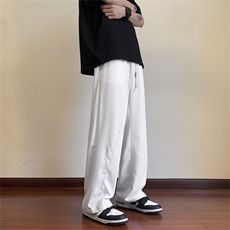 K739-P60控78抖音品质夏高街垂感直筒拖地裤男生休闲裤西裤，男装休闲裤，电商B369（原A024）