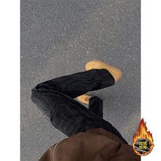 B221美式ins高街暗黑加绒牛仔裤LK24348-特P48控78加绒P58控98，男装牛仔裤，电商B221