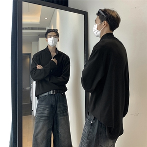 冬季德绒打底衫半高领拉链秋季情侣内搭长袖T恤卫衣男女S357-P38图片