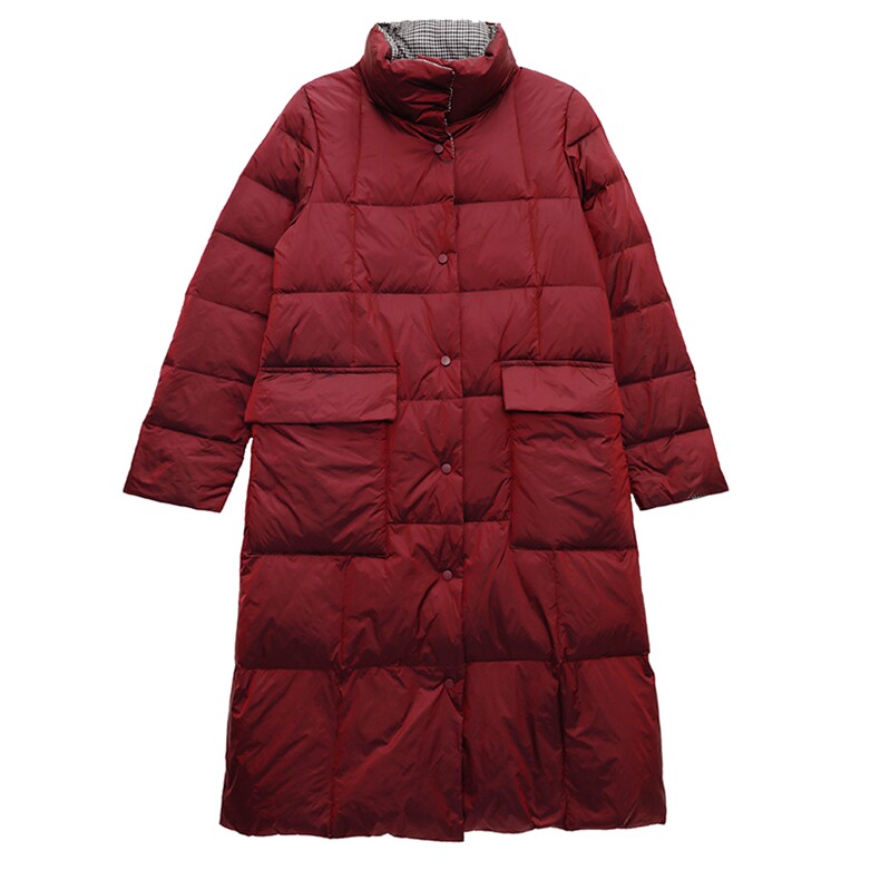 2020冬季新款潮流时尚气质休闲舒适两面穿羽绒服,女装羽绒服,小林双子