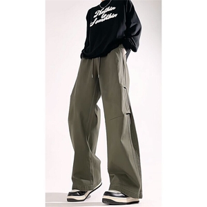美式高街小众休闲裤男 个性工装百搭设计感长裤子E9012/P5078图片