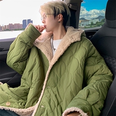 座山雕羊羔绒加厚棉服男士棉衣御寒保暖棉袄外套M6007P120控158，男装棉衣，电商A157