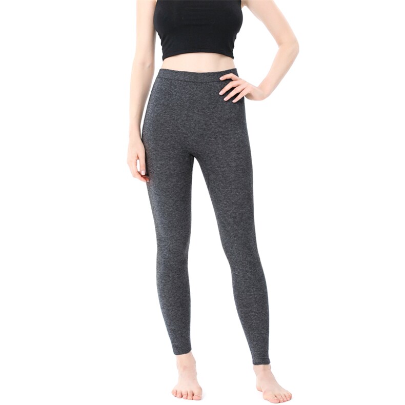 女士高腰显瘦山羊绒打底裤精纺薄款无缝弹力紧身裤，女装打底裤，金牧歌羊绒裤