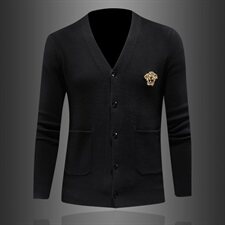 10712莉莉家主推备大货秋冬羊毛开衫有4XL可穿210斤，男装针织衫/毛衣，电商D207