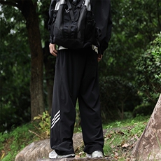 冰丝裤子男宽松直筒速干裤美式运动休闲束脚长裤KK292-P35，男装休闲裤，星座1001-1