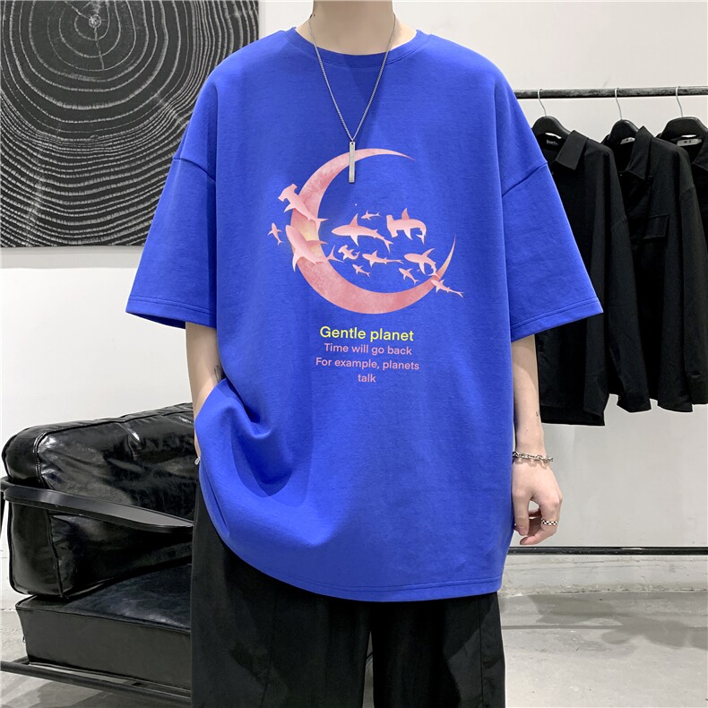 DX17209-P20纯棉短袖t恤男大码半袖打底衫宽松体恤衫大皂风,男装T恤,电商A040