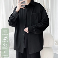 2025夏季新款旋律风车大码防晒UPF50+衬衫M-5XHS25463-特P35，男装衬衫，电商A022
