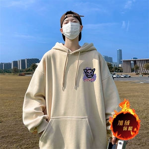 500克重磅秋冬美式加绒加厚卫衣外套 DL1526常规特P35绒特P40图片