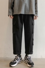 加绒2020男休闲裤束脚裤运动裤九分裤工装裤1269特批40加绒50，男装休闲裤，星座718-1