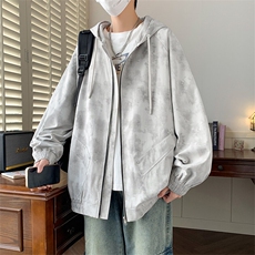现货8509-P75大码控128春季大码户外连帽夹克外套，男装夹克，星座209