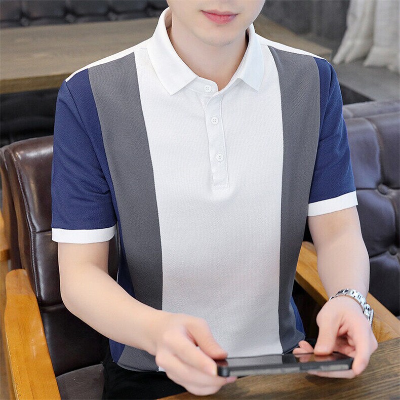 丝光珠地棉夏季新款男POLO衫短袖宽松潮流T恤,男装T恤,星座1206（原A206）
