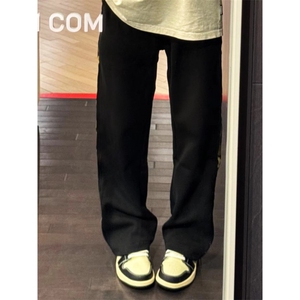 【有货】三条杠裤子男款设计感垂感条纹hiphop卫裤WK697HH-特P55图片