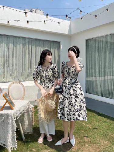【现货】夏季新款度假风网红姐妹装,女装,意格