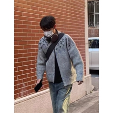 日系百搭潮流开衫毛衣新款简约气质时尚MY2505-P56，男装针织衫/毛衣，星座208-5