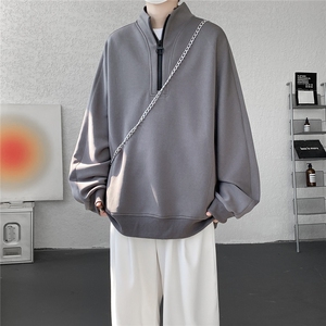 现货WY5532-P55特无差价 控98  M-5XL高品质解构拉链立领卫衣图片