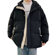 冬季宽松/连帽休闲外套潮加厚棉衣XZ102B-1M2305-P125，男装棉衣，星座102B-1