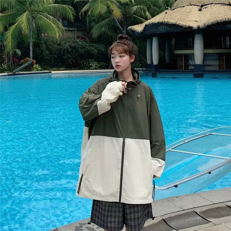 防晒服夏季薄款冰丝透气外套防紫外线大码工装美式防晒衣，男装防晒衣，星座1210-1