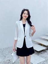 【现货】淑女修身春夏款小西装，女装西装，水锦红