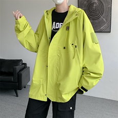 冲锋衣外套男春秋户外徒步登山服夹克潮牌痞帅高级感JK90-P85，男装夹克，星座308B-2