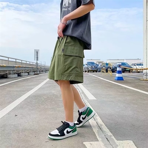 短裤男韩版潮流高街帅气工装2024春季新款宽松ins五分裤K5039-P32
